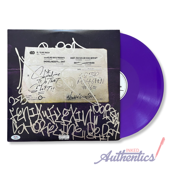 Shoreline Mafia Signed Autographed Vinyl LP "ShorelineDoThatShit” PSA/DNA Authenticated