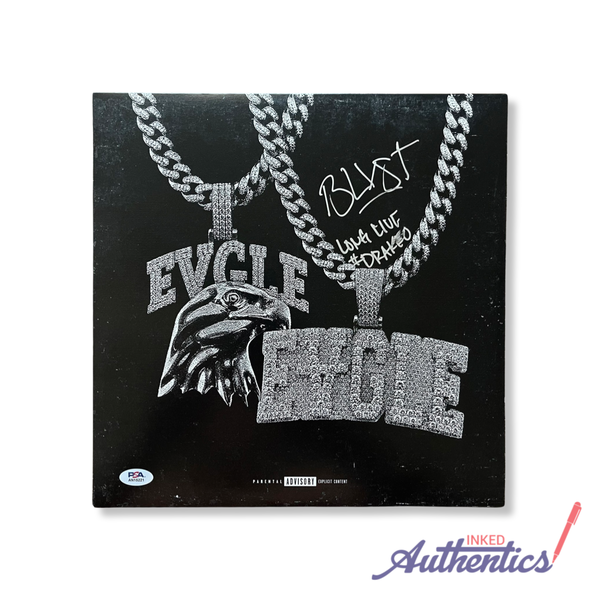 Blxst Signed Autographed Vinyl Jacket "Just For Clarity 2" PSA/DNA Authenticated