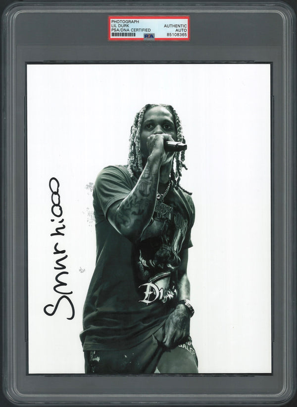 Lil Durk Signed Autographed 8x10 Photo PSA/DNA Authenticated