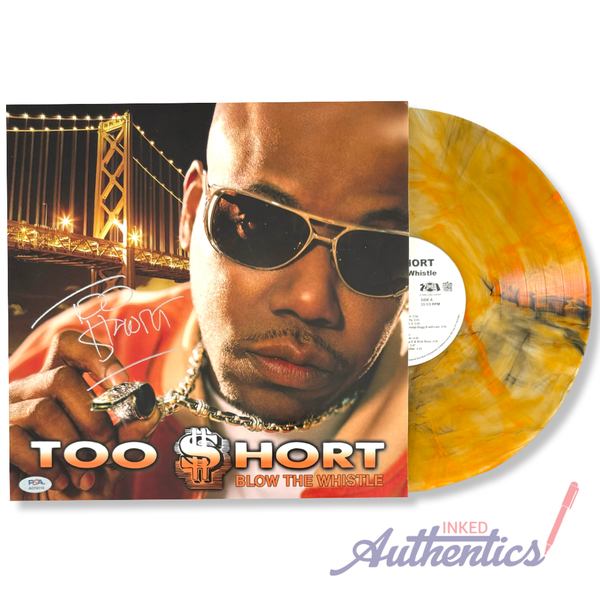 Too Short Signed Autographed Vinyl LP “Blow the Whistle” #138/500 PSA/DNA Authenticated