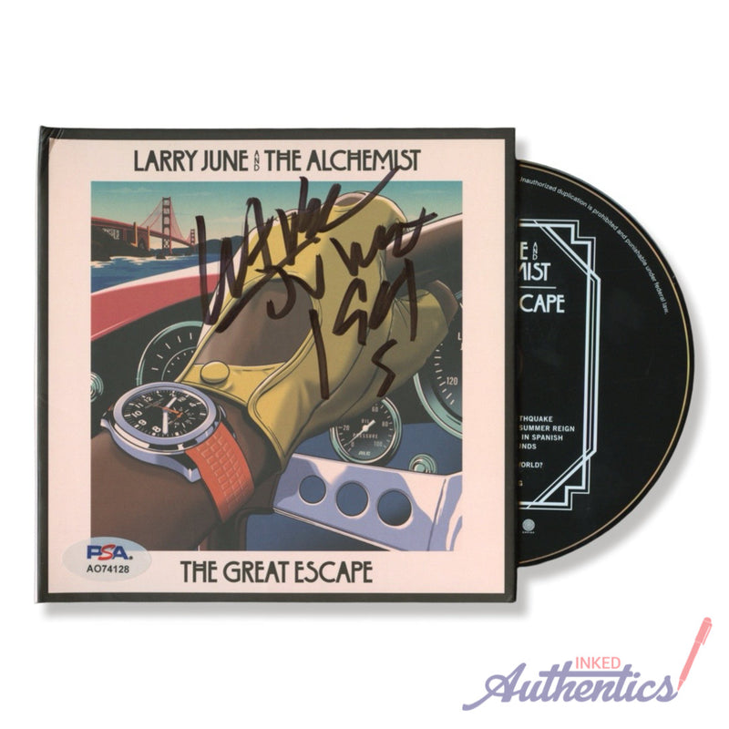 Larry June Signed Autographed CD “The Great Escape” PSA/DNA Authenticated