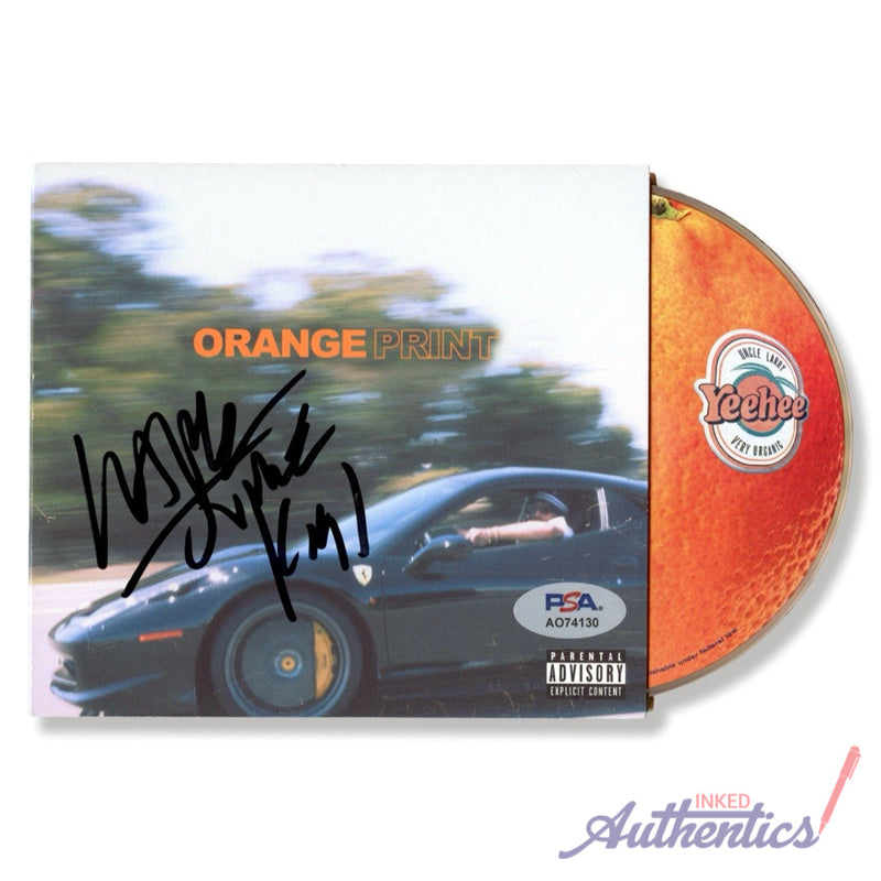 Larry June Signed Autographed CD “Orange Print” PSA/DNA Authenticated