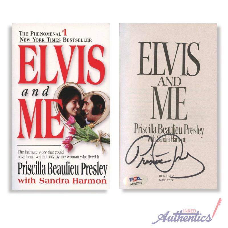 Priscilla Presley Signed Autographed “Elvis & Me” Paperback Book PSA/DNA Authenticated