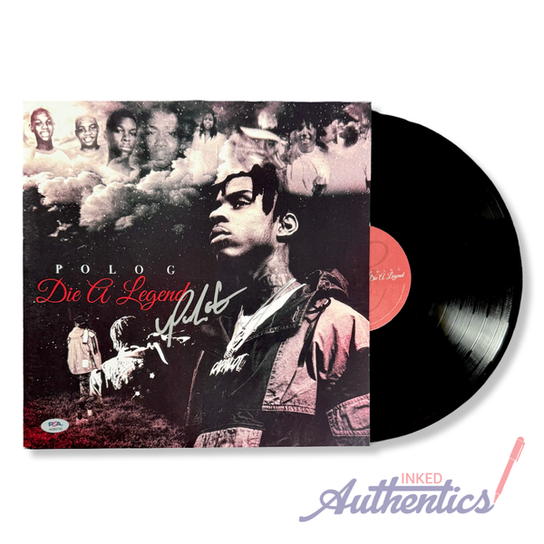 Polo G Signed Autographed Vinyl LP "Die A Legend" PSA/DNA Authenticated