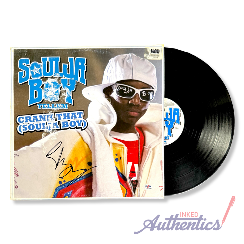 Soulja Boy Signed Autographed Vinyl LP "Crank That" PSA/DNA Authenticated