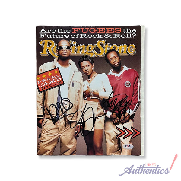 Fugees Signed Autographed Rolling Stone Magazine PSA/DNA Authenticated