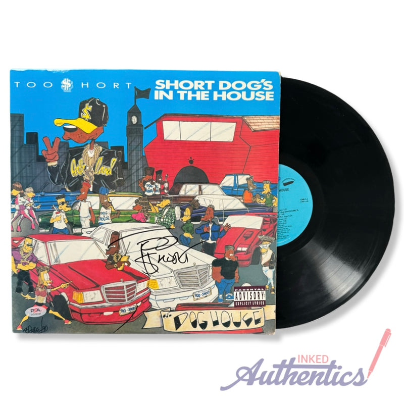 Too Short Signed Autographed Vinyl LP “Short Dog's in the House” PSA/DNA Authenticated