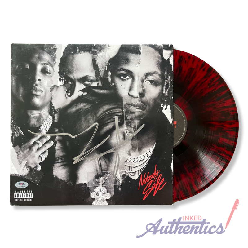 Rich The Kid Signed Autographed Vinyl LP “Nobody Safe” PSA/DNA Authenticated