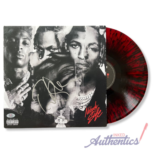 Rich The Kid Signed Autographed Vinyl LP “Nobody Safe” PSA/DNA Authenticated