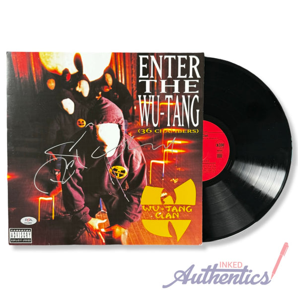 Wu-Tang Clan Autographed Vinyl LP "Enter the Wu-Tang (36 Chambers)" PSA/DNA Authenticated