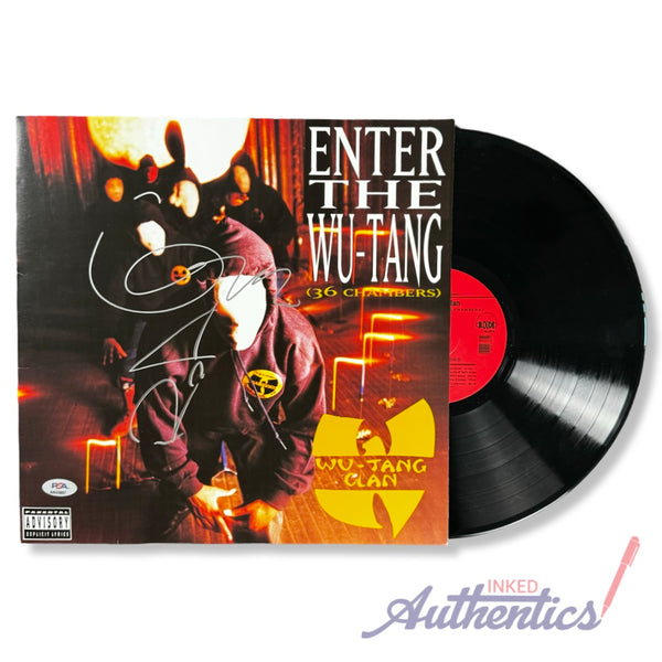 Wu-Tang Clan Autographed Vinyl LP "Enter the Wu-Tang (36 Chambers)" PSA/DNA Authenticated