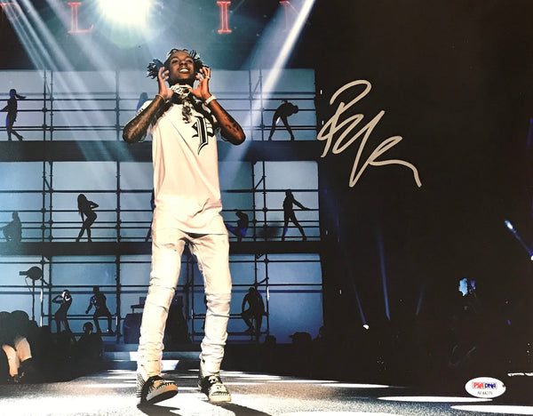 Rich The Kid Signed Autographed 11x14 Photo PSA/DNA Authenticated