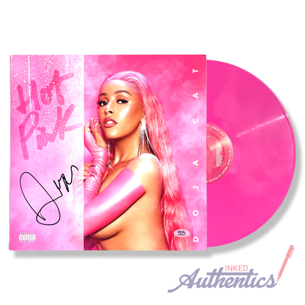 Doja Cat Signed Autographed Vinyl LP "Hot Pink" PSA/DNA Authenticated