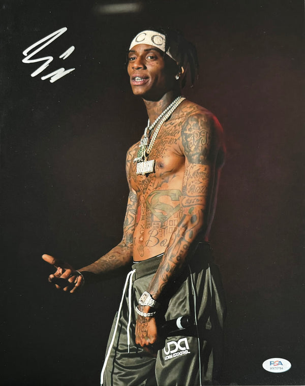 Soulja Boy Signed Autographed 11x14 Photo PSA/DNA Authenticated