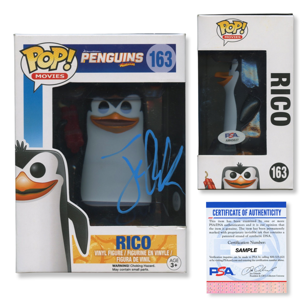 Jeffrey Katzenberg Signed Autographed Funko Pop #163 Rico PSA/DNA Authenticated