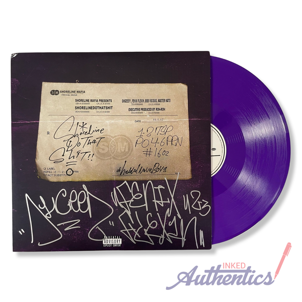 Shoreline Mafia Signed Autographed Vinyl LP "ShorelineDoThatShit” PSA/DNA Authenticated