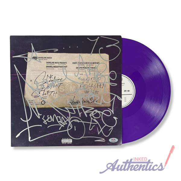 Shoreline Mafia Signed Autographed Vinyl LP "ShorelineDoThatShit” PSA/DNA Authenticated