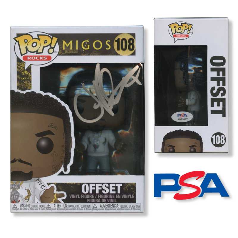 Offset Signed Autographed Funko Pop