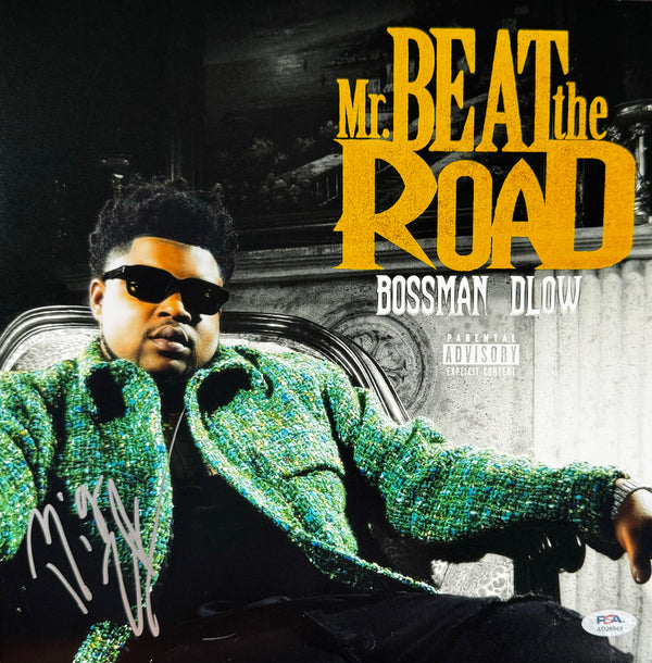 Bossman Dlow Signed Autographed 12x12 Photo "Mr Beat The Road" PSA/DNA Authenticated