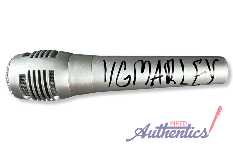 YG Marley Signed Autographed Microphone PSA/DNA Authenticated