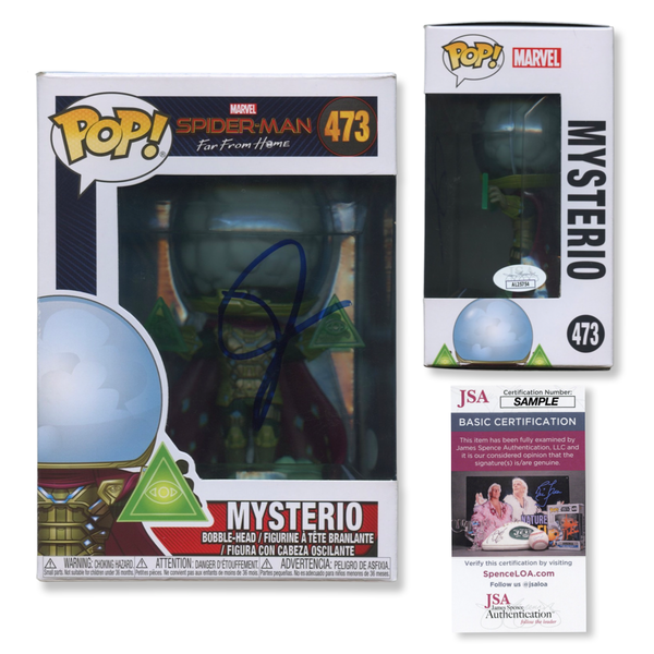 Jake Gyllenhaal Signed Autographed Funko Pop #473 Mysterio JSA Authenticated