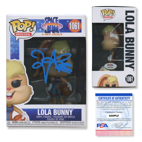 Zendaya Signed Autographed Funko Pop #1061 Lola Bunny PSA/DNA Authenticated