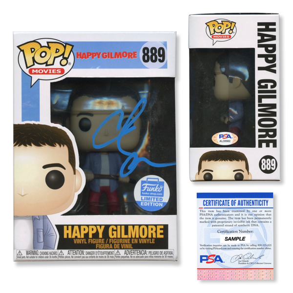 Adam Sandler Signed Autographed Funko Pop #889 Happy Gilmore PSA/DNA Authenticated