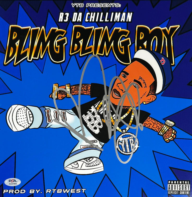 R3 DA Chilliman Signed Autographed 12x12 Photo "Bling Bling Boy" PSA/DNA Authenticated