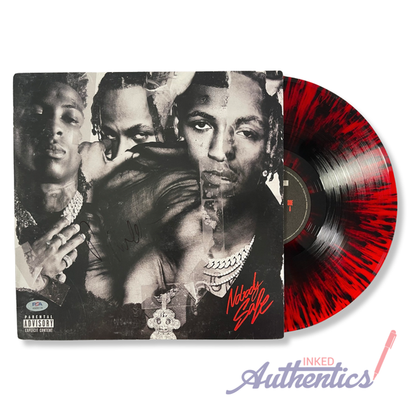 Rich The Kid Signed Autographed Vinyl LP “Nobody Safe” PSA/DNA Authenticated