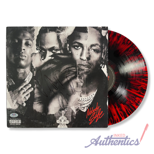 Rich The Kid Signed Autographed Vinyl LP “Nobody Safe” PSA/DNA Authenticated