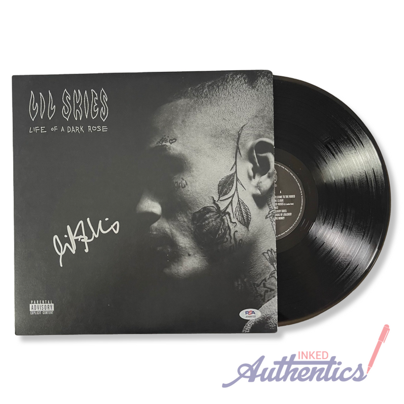 Lil Skies Signed Autographed Vinyl LP “Life of a Dark Rose” PSA/DNA Authenticated