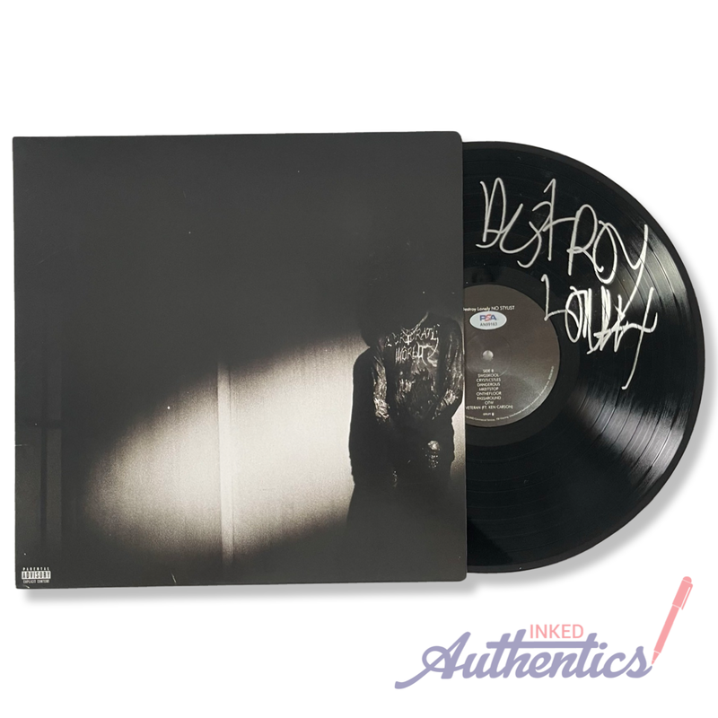 Destroy Lonely Signed Autographed Vinyl LP "No Stylist" PSA/DNA Authenticated