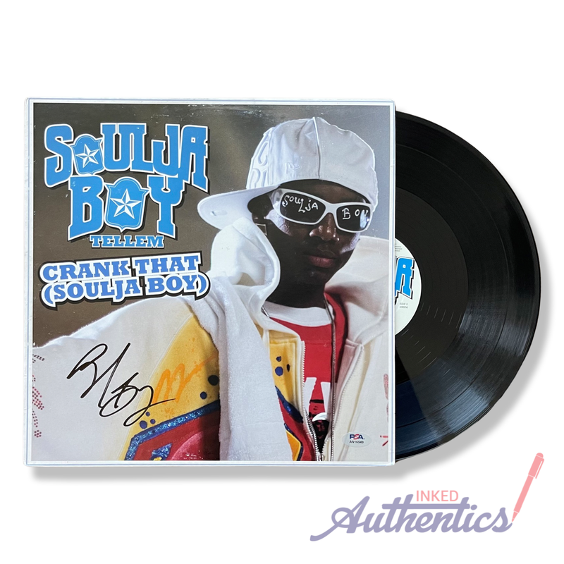 Soulja Boy Signed Autographed Vinyl LP "Crank That" PSA/DNA Authenticated