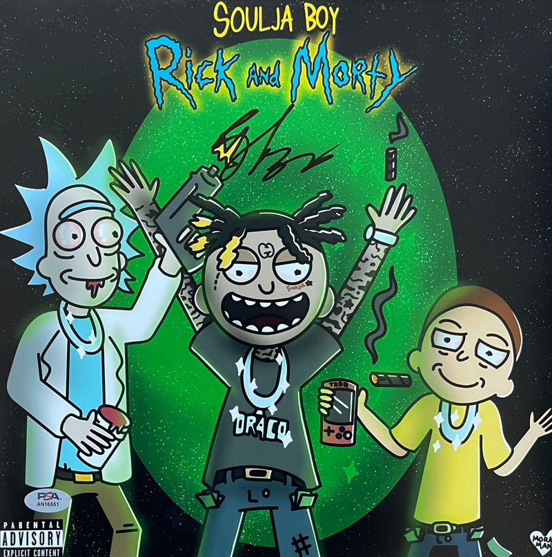 Soulja Boy Signed Autographed 12x12 Photo "Rick And Morty" PSA/DNA Authenticated