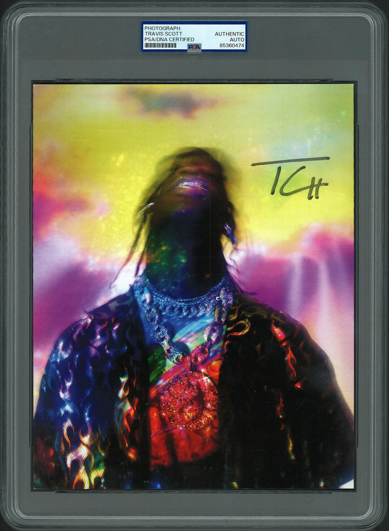 Travis Scott Signed Autographed 8x10 Photo PSA/DNA Authenticated