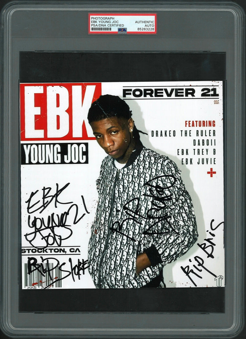 EBK Young Joc Signed Autographed 8x8 Photo "Forever 21" PSA/DNA Authenticated