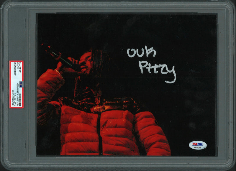 OMB Peezy Signed Autographed 8x10 Photo PSA/DNA Authenticated