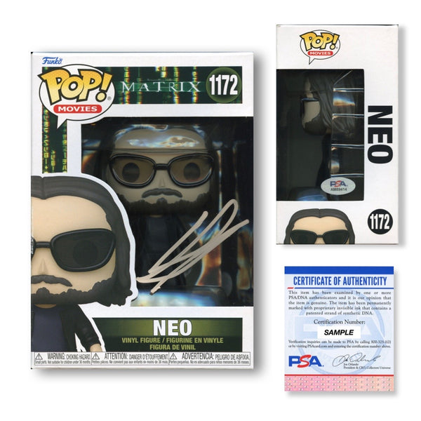 Keanu Reeves Signed Autographed Funko Pop #1172 Neo PSA/DNA Authenticated