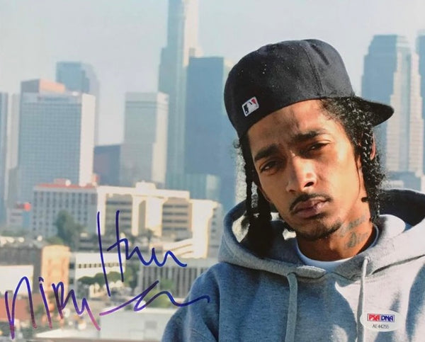 Nipsey Hussle Signed Autographed 8x10 Photo PSA/DNA Authenticated