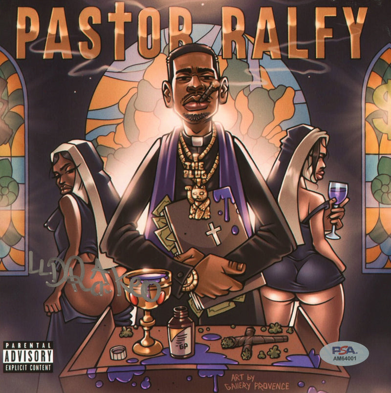 Ralfy The Plug Signed Autographed 8x8 Photo "Pastor Ralfy" PSA/DNA Authenticated