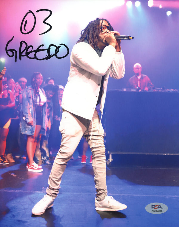 03 Greedo Signed Autographed 8x10 Photo PSA/DNA Authenticated