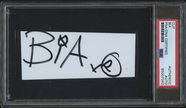 BIA Signed Autographed Cut PSA/DNA Authenticated