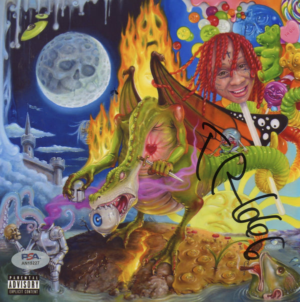 Trippie Redd Signed Autographed 8x8 Photo "Trip At Knight" PSA/DNA Authenticated