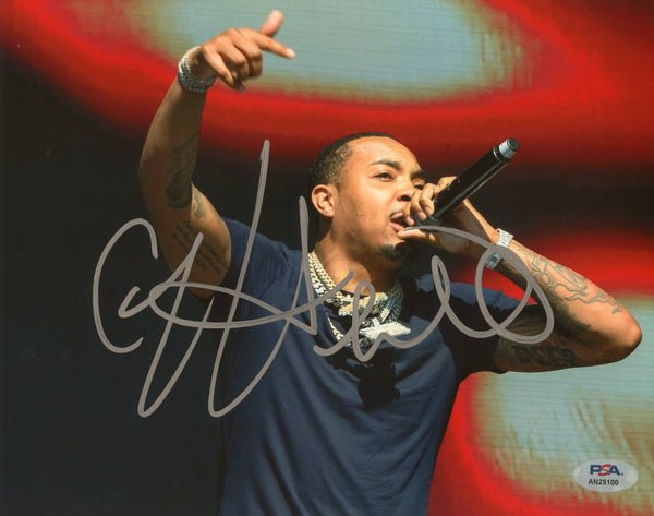 G Herbo Signed Autographed 8x10 Photo PSA/DNA Authenticated