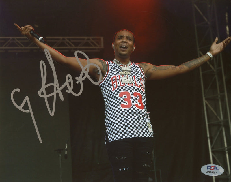 G Herbo Signed Autographed 8x10 Photo PSA/DNA Authenticated