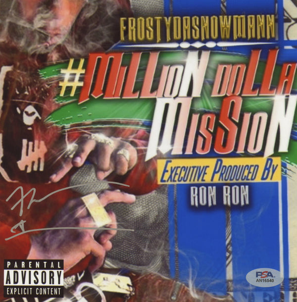 Frostydasnowmann Signed Autographed 8x8 Photo "MiLLion DoLLa MiSSion" PSA/DNA Authenticated