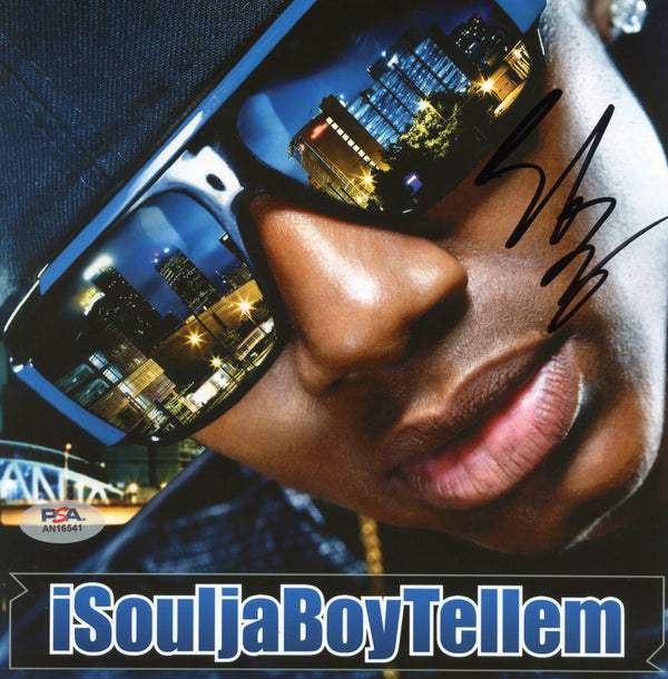 Soulja Boy Signed Autographed 8x8 Photo "iSouljaBoyTellem" PSA/DNA Authenticated