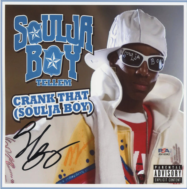 Soulja Boy Signed Autographed 8x8 Photo "Crank That" PSA/DNA Authenticated