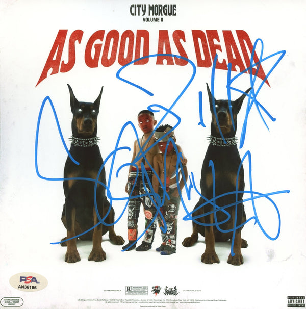 City Morgue Signed Autographed 8x8 Photo "CITY MORGUE VOL 2: AS GOOD AS DEAD" PSA/DNA Authenticated