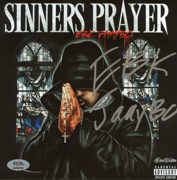 EBK Jaaybo Signed Autographed 8x8 Photo "Sinners Prayer" PSA/DNA Authenticated